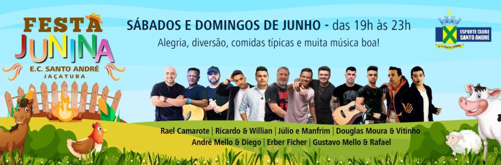 Festa Junina Esporte Clube Santo Andr Musical