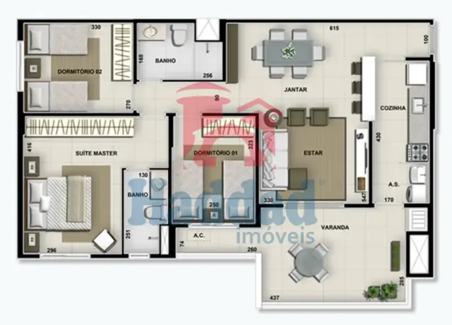 APARTAMENTO EM CONDOMÍNIO DE ALTO PADRÃO PARA VENDA Ref: 13750 - F11627C
